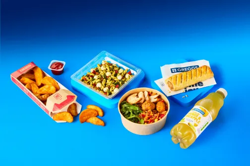 Newcastle Quays Retail Park 42 A selection of food from Greggs