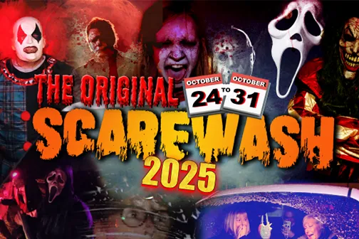 Join us for 8 nights of frightful fun with The Original Scare Wash Company!