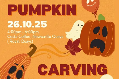 Costa Coffee Pumpkin Carving