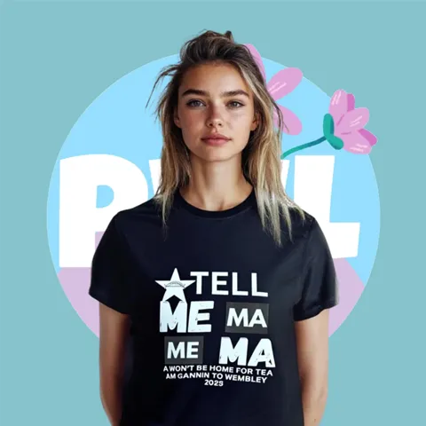 Personalise with Lauren personalised t-shirt